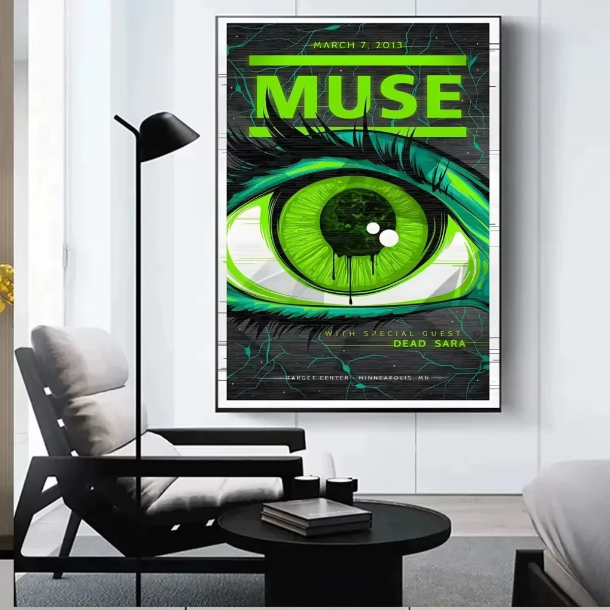 Affiche de groupe de Rock Muse