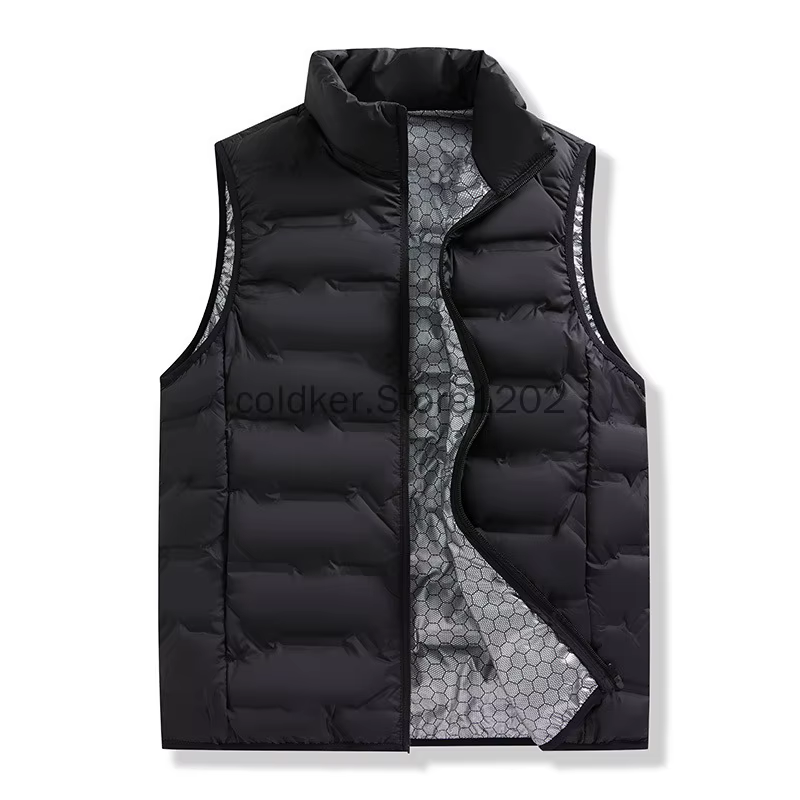 Hiver gilet sans manches vestes chaud imperméable ultraléger bouffant