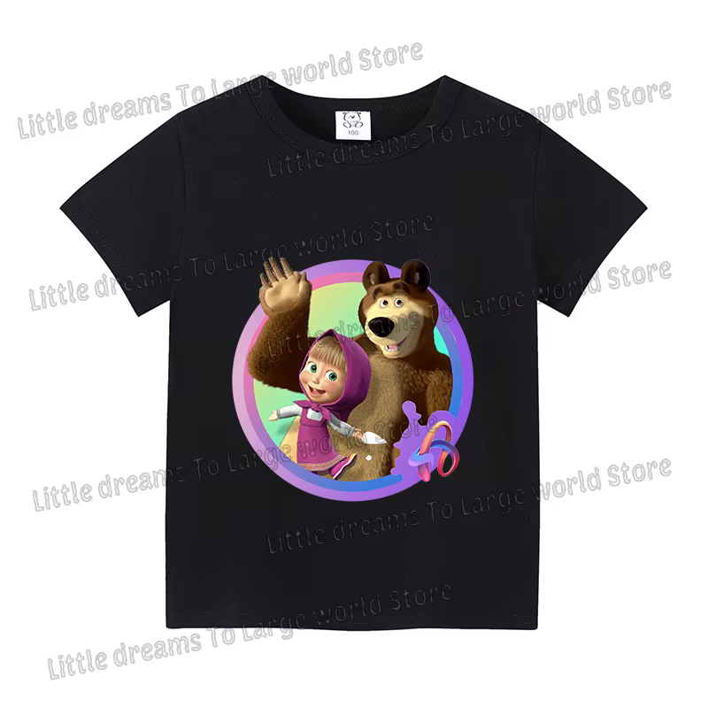 T-shirt Mashas Bears pour enfants
