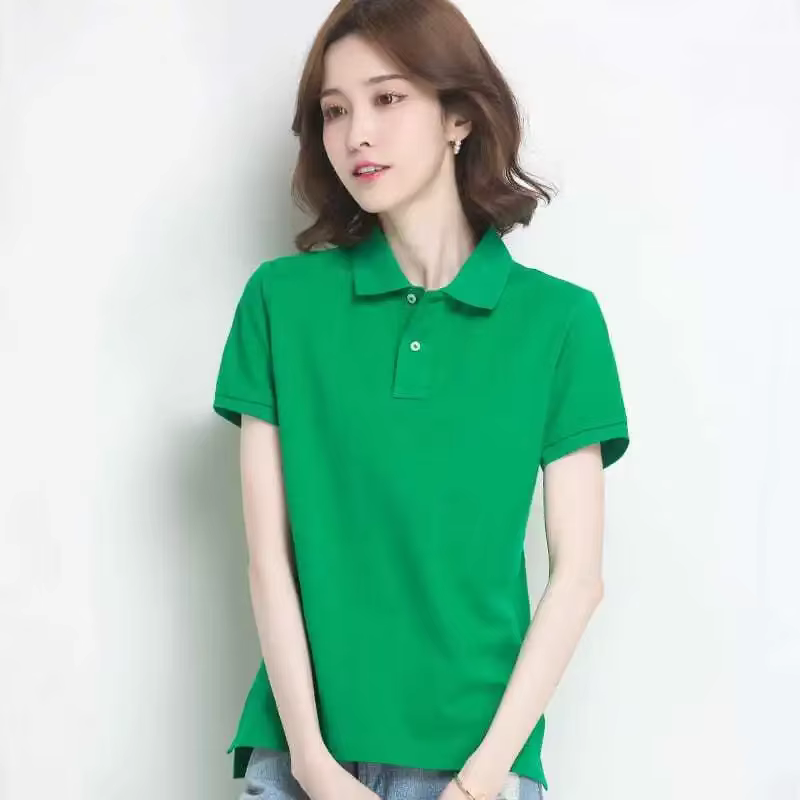 T-shirt bouffant uni à manches courtes pour femmes