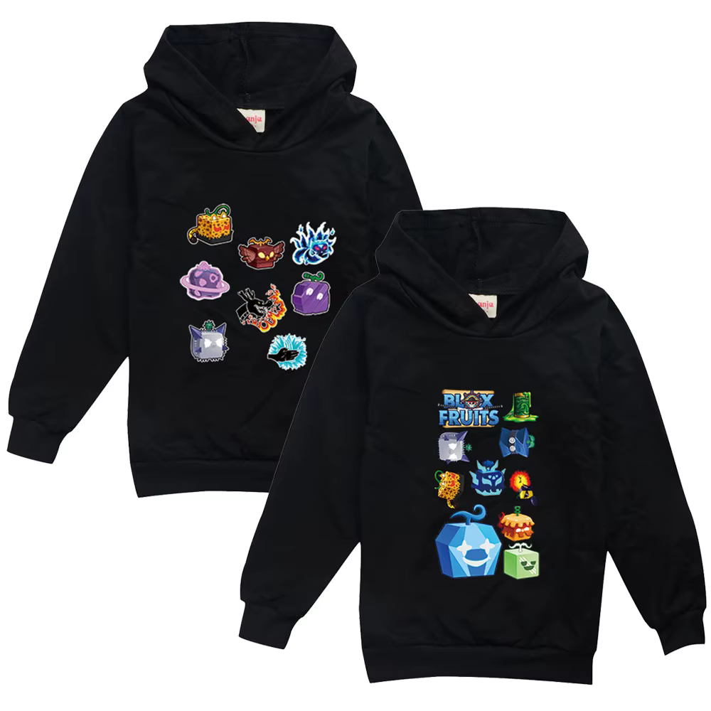 Sweat à capuche imprimé fruits Blox pour enfants