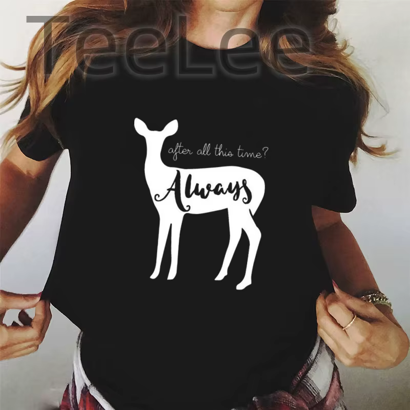 T-shirt pour Femme avec Imprimé de Cerf