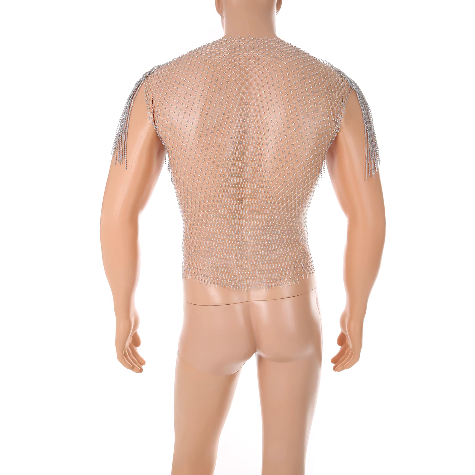 Débardeur en strass brillant pour hommes