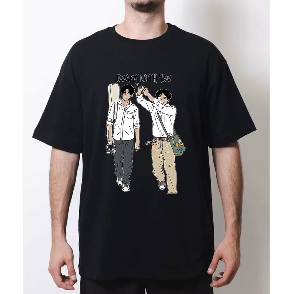 T-shirt thaïlandais bl duang with you series pour femme et homme