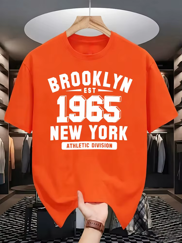 T-shirt imprimé Brooklyn 1965 New York pour hommes