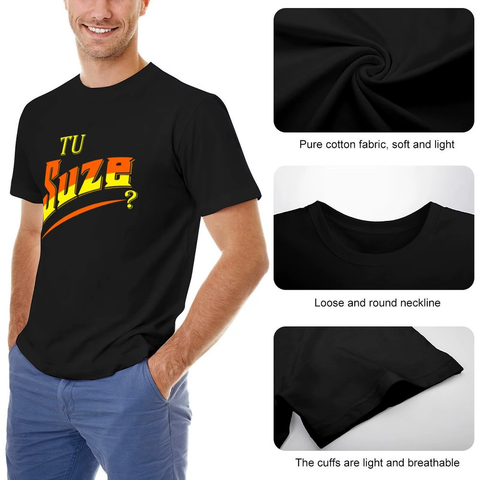 Vous suze T-Shirt classique vintage anime chemise été 2025