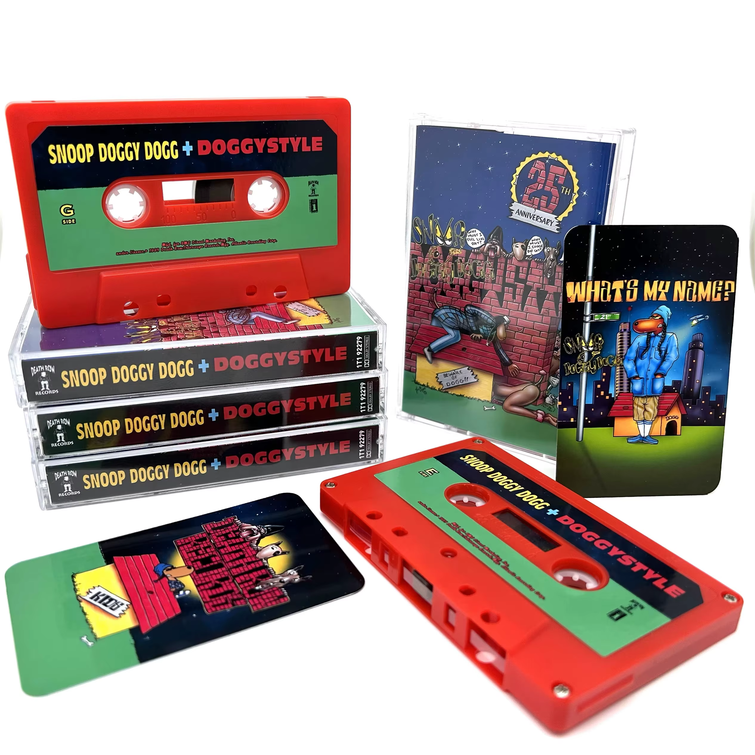 G-Funk Snoop Dogg bande musicale Doggystyle Album Gin et Jus Cassettes Cosplay baladeur voiture enregistreur pistes sonores boîte fête musique