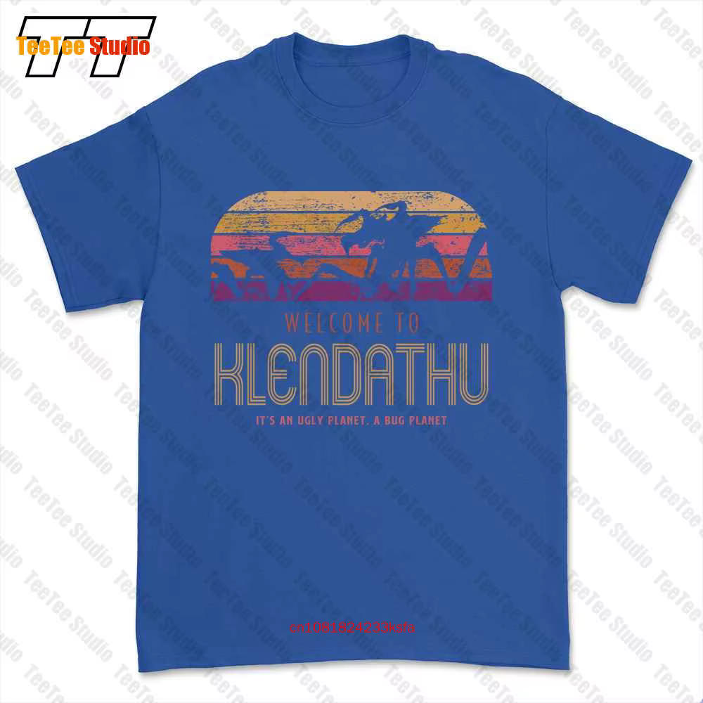 T-shirt Parodie Welcome To Klendathu A Bug Planet, Starship Troopers Tee, 4BY6
