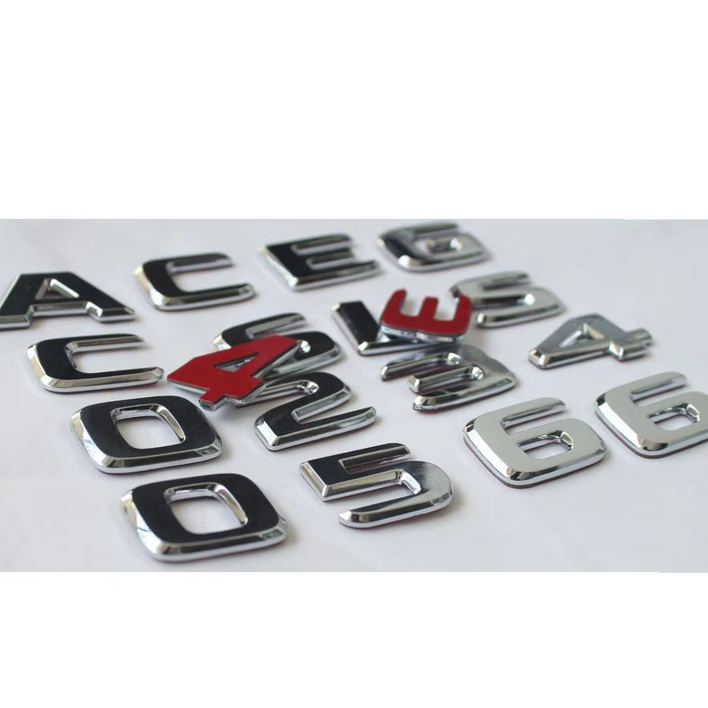 Emblèmes chromés pour Mercedes Benz Classe V W447 MPV V200 V220 V250 V250d V260 V260d V200L V220L V250L V260L V280L 4MATIC