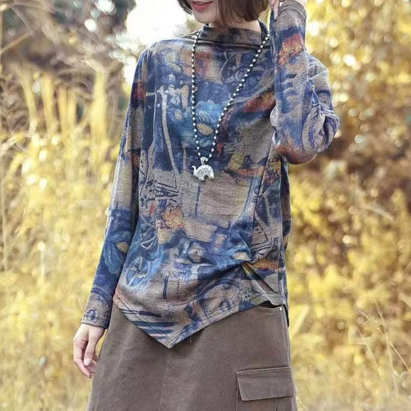 T-shirt imprimé floral pour femmes