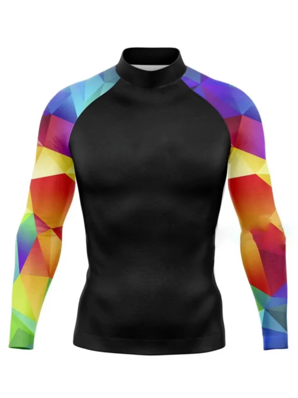 Surf Rash Guard maillots de bain hommes à manches longues Protection UV vêtements de plongée été surf T-shirts Sports nautiques natation Rashguard