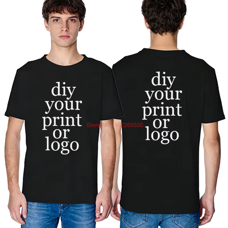 T-shirt imprimé personnalisé avec votre propre design