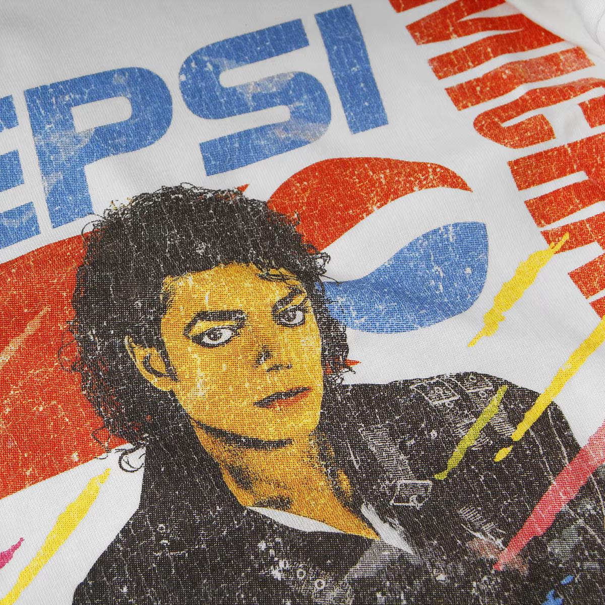 T-shirt Michael Jackson Bad au design rétro