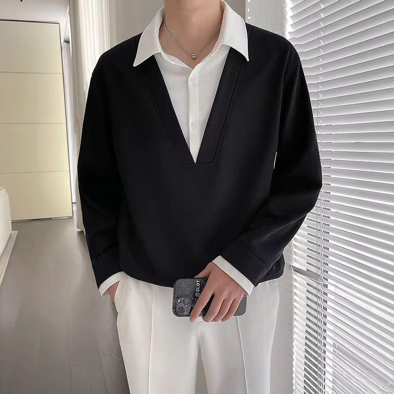 Pull à col roulé pour homme
