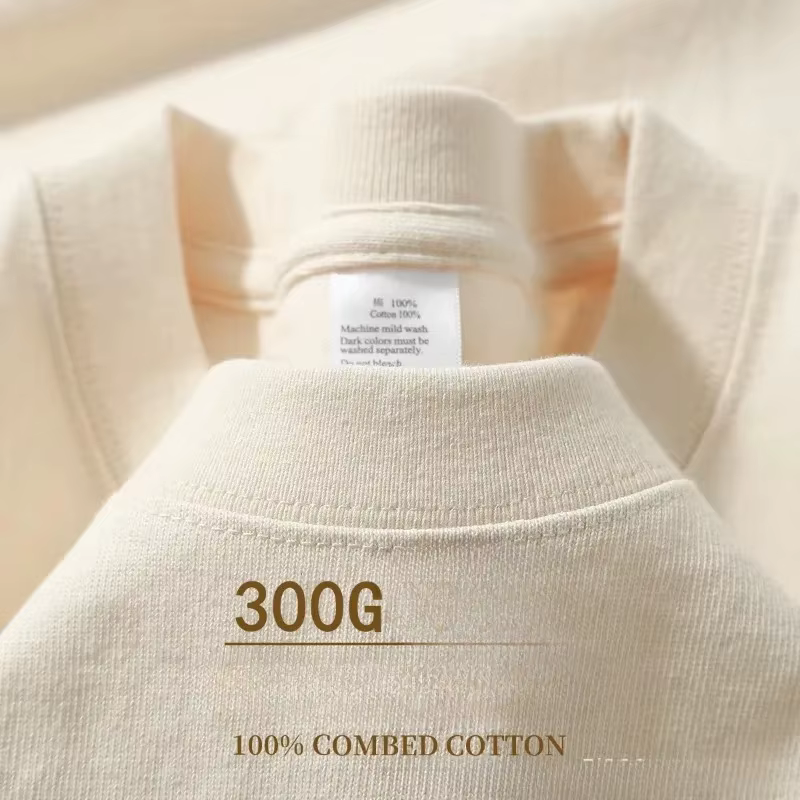 T-shirt à manches courtes en coton épais