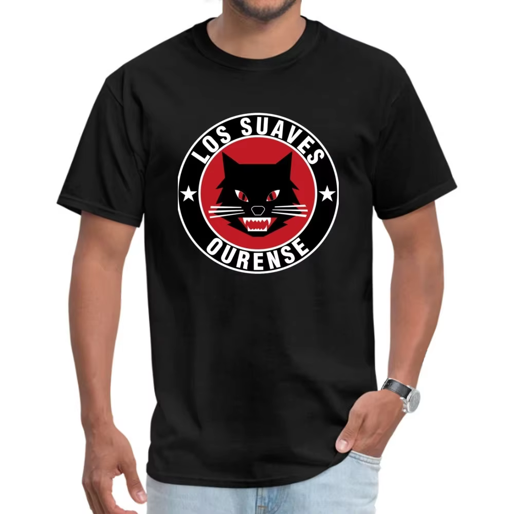 T-shirt imprimé en 3D à col rond pour hommes