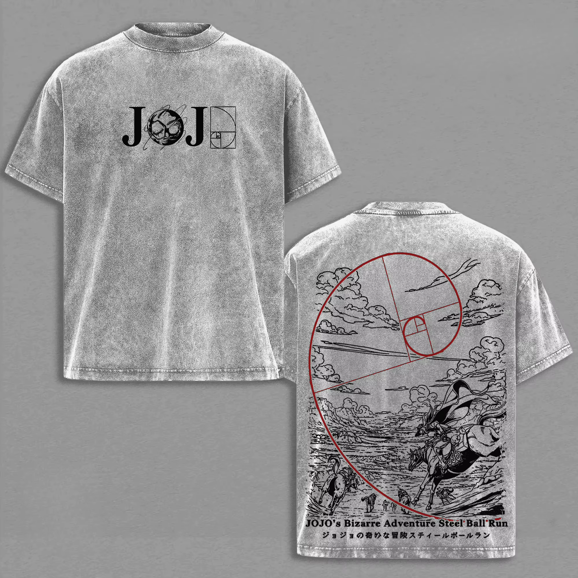 T-shirt Anime JoJo's Bizarre Adventure pour hommes