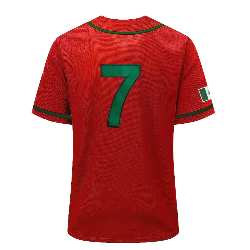 Maillots de baseball mexicains très populaires pour hommes