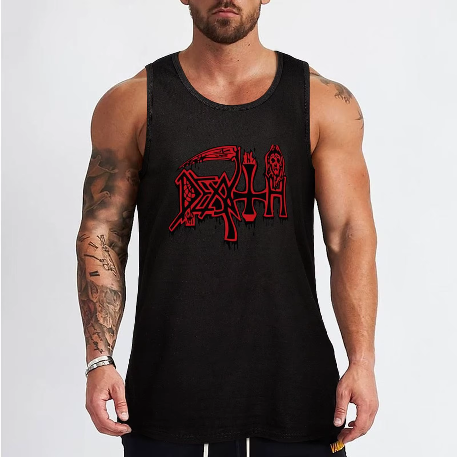 DEATH LOGO T-Shirt Tank Top Bodybuilding