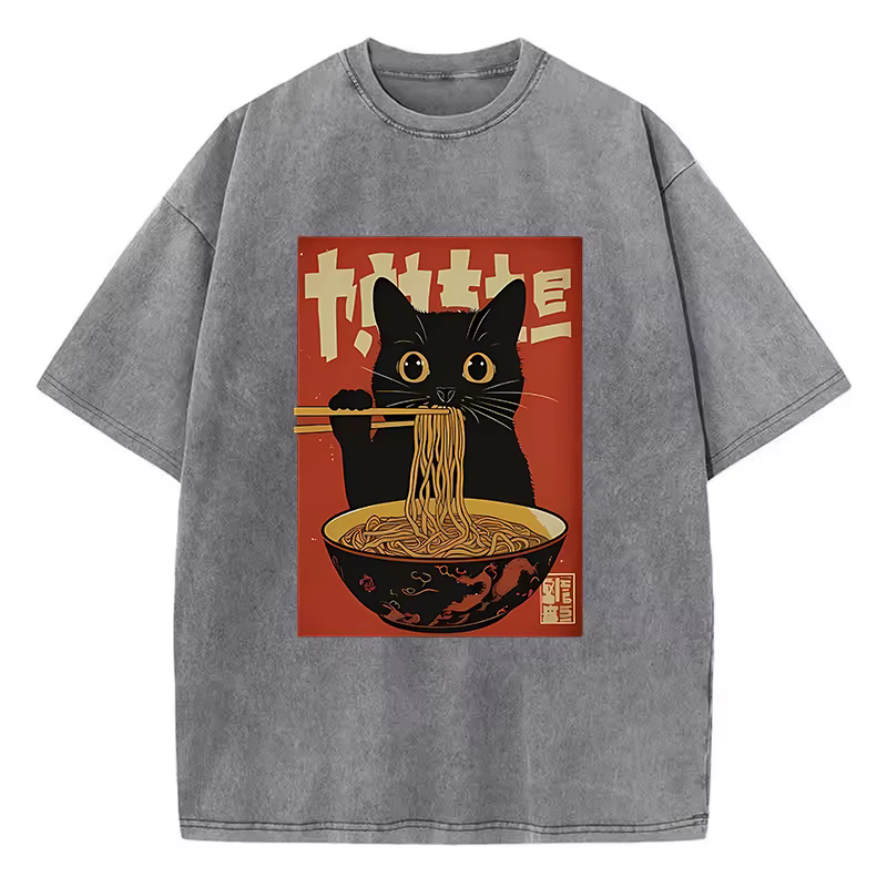 T-Shirt Vintage lavé 100% coton