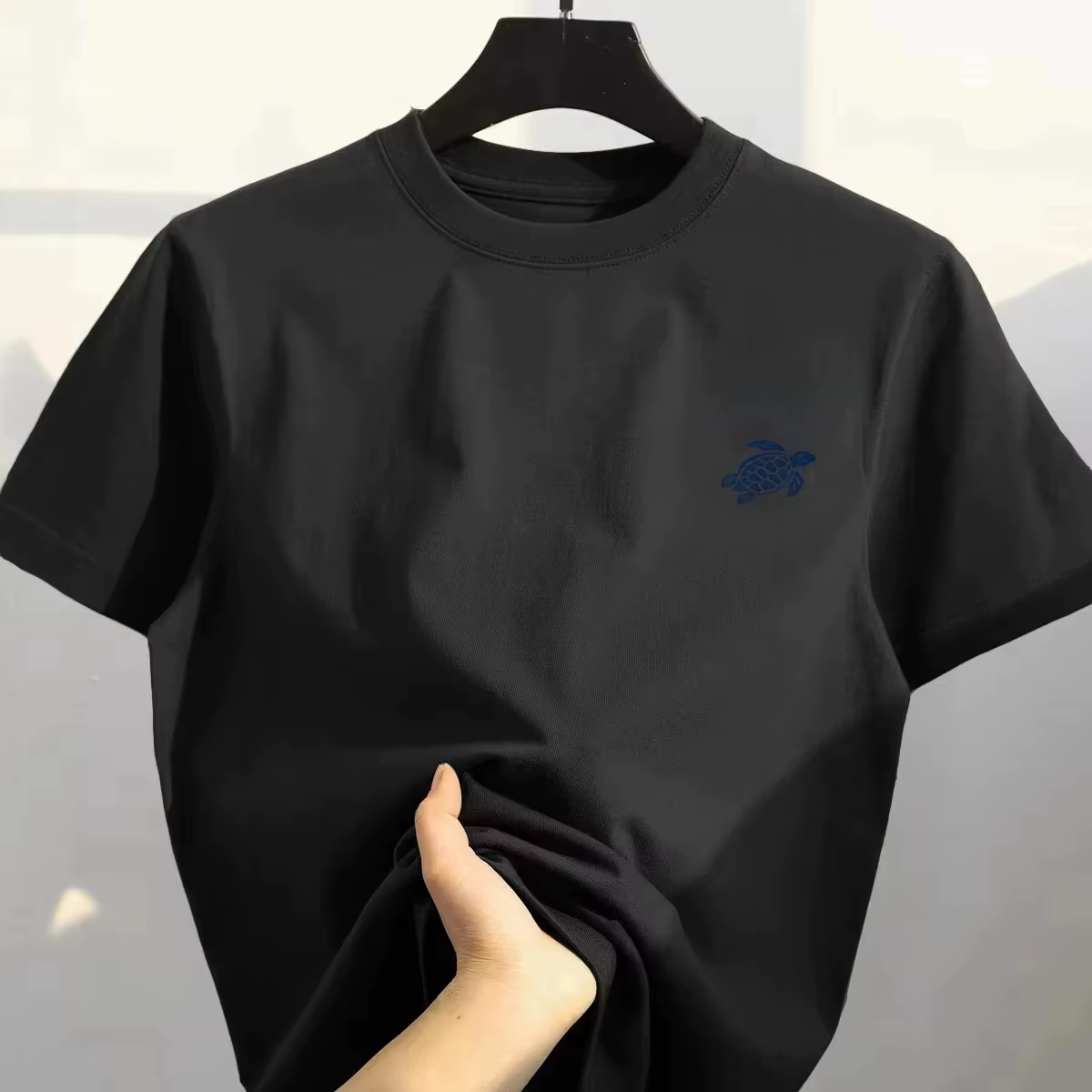 T-shirt décontracté unisexe en coton respirant et confortable de haute qualité