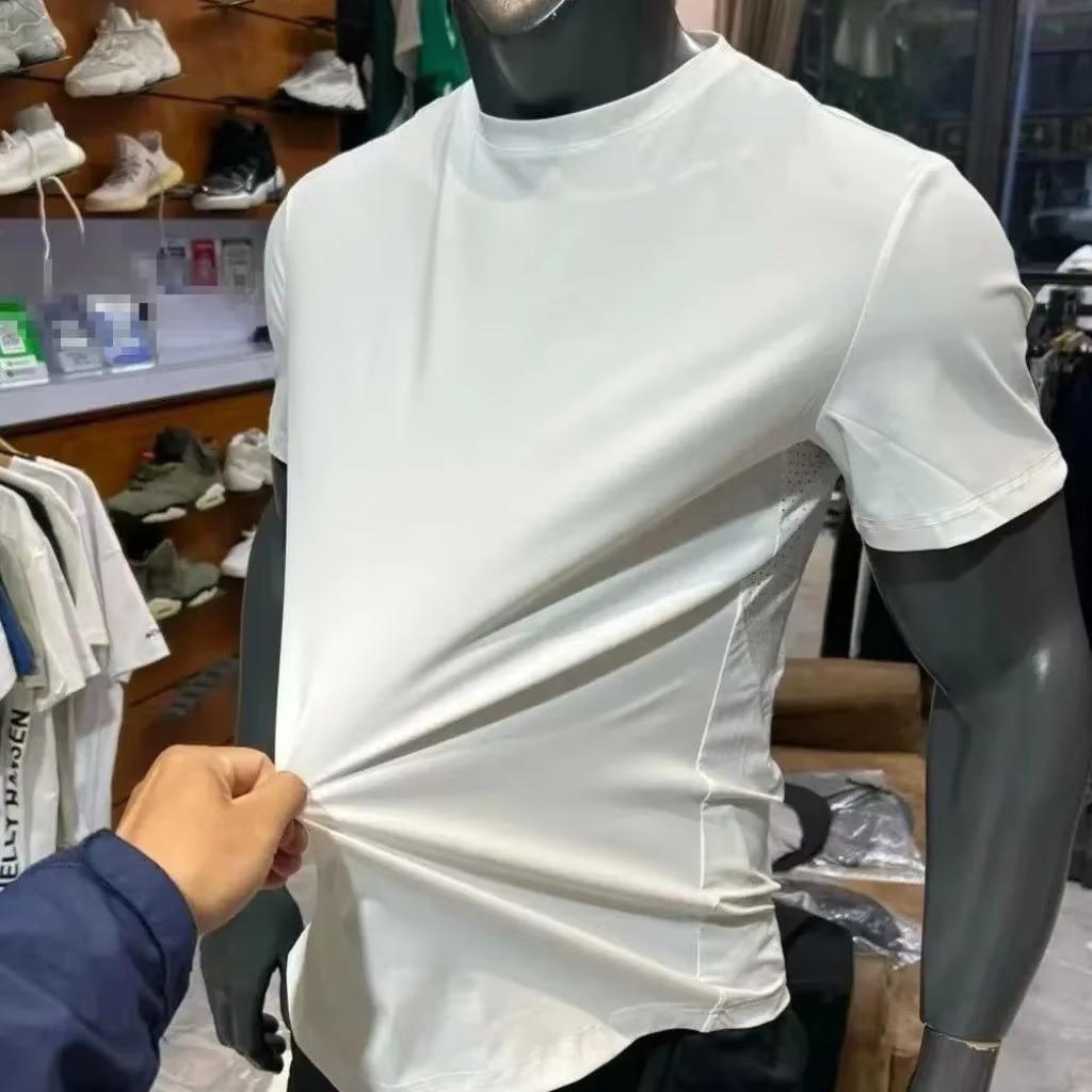 T-shirt uni pour homme
