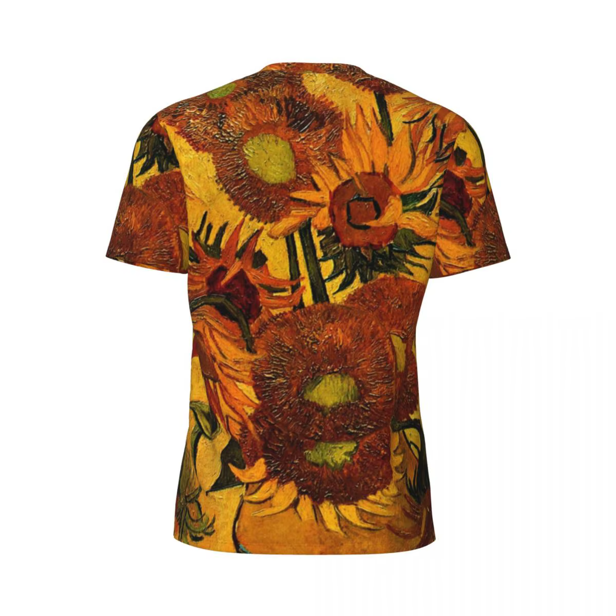 Van Gogh t-shirt Vase avec tournesols Harajuku t-shirts de sport à manches courtes dessus respirants été génial haut
