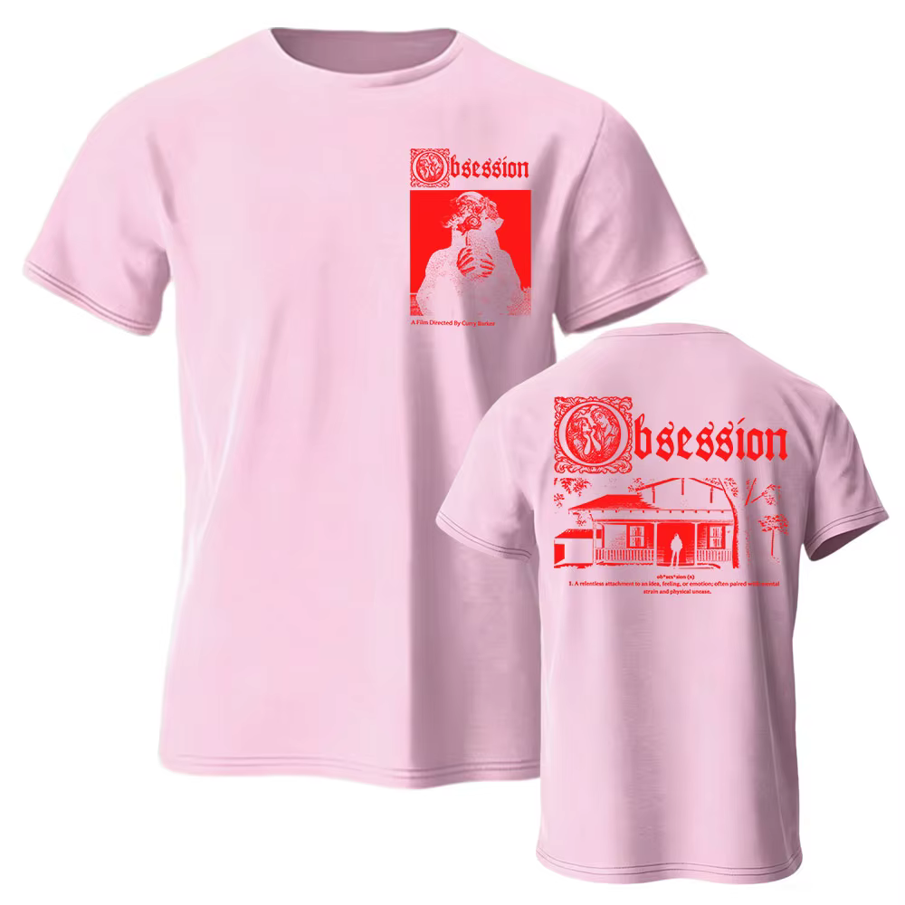 T-shirt « Movie Obsession I Love You » en coton pour l'été