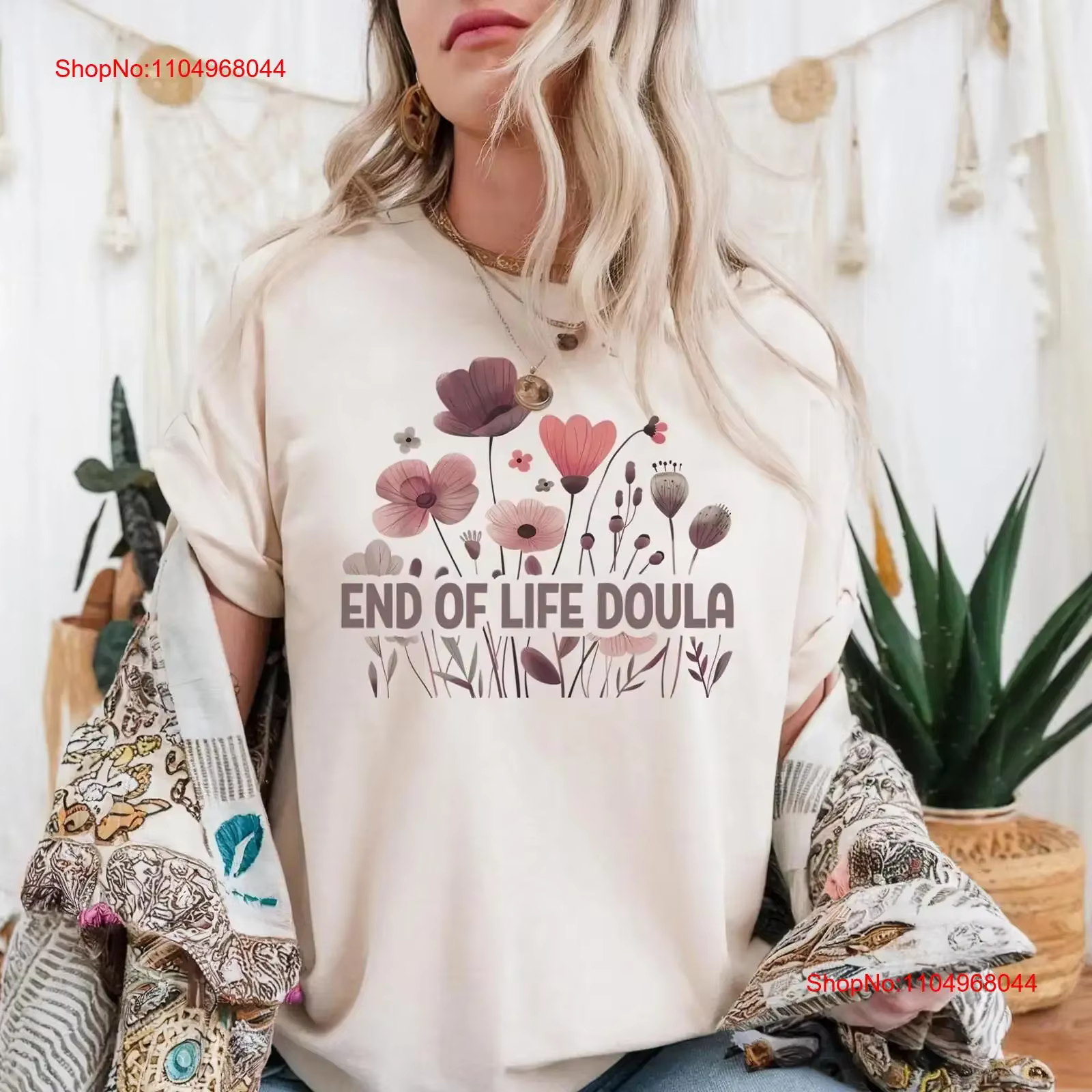 Mort Doula t-shirt fin de la vie hôpital travailleur infirmière idée vintage lavé légèrement étiré décontracté élégant polyvalent