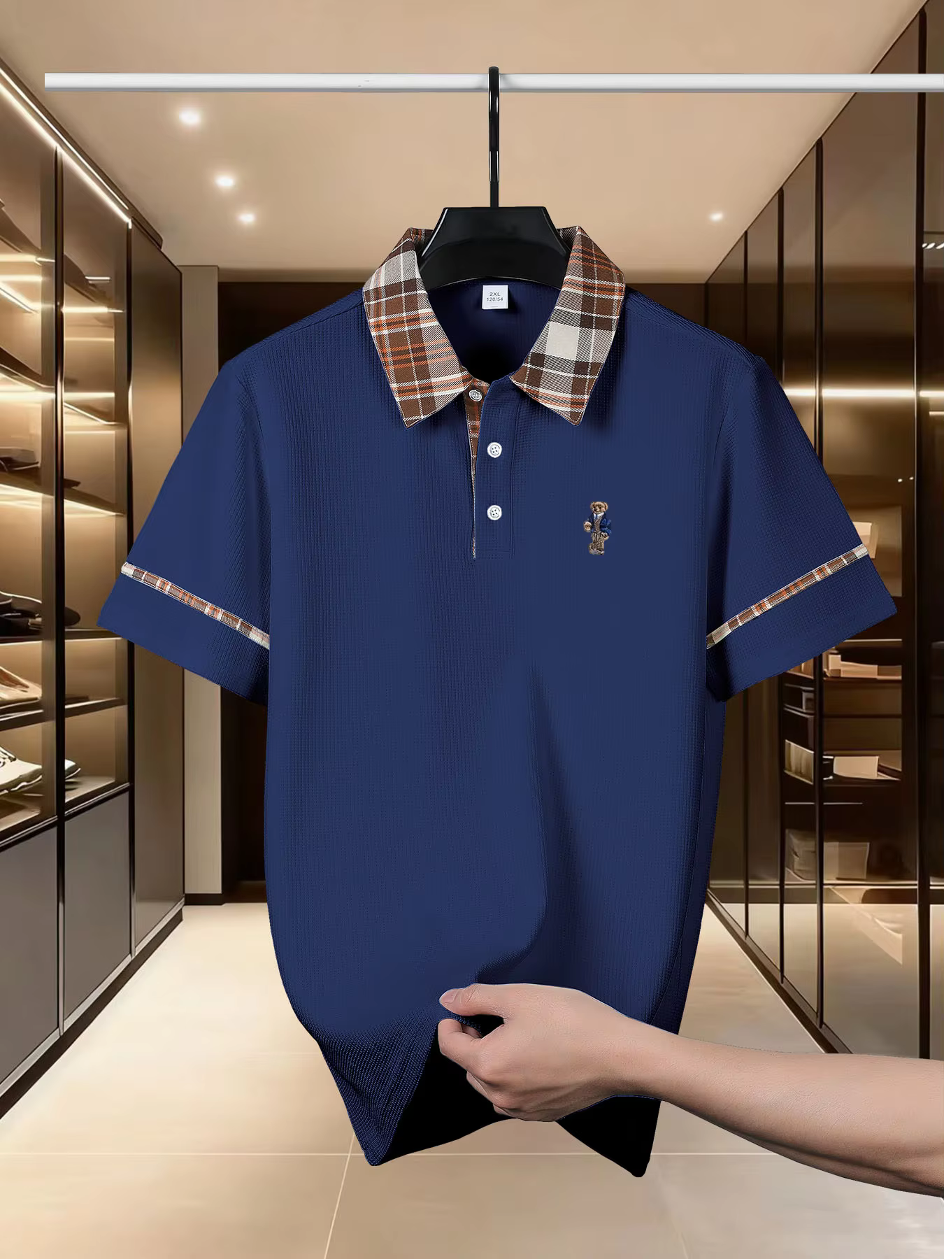 Polo haut de gamme pour homme à manches courtes