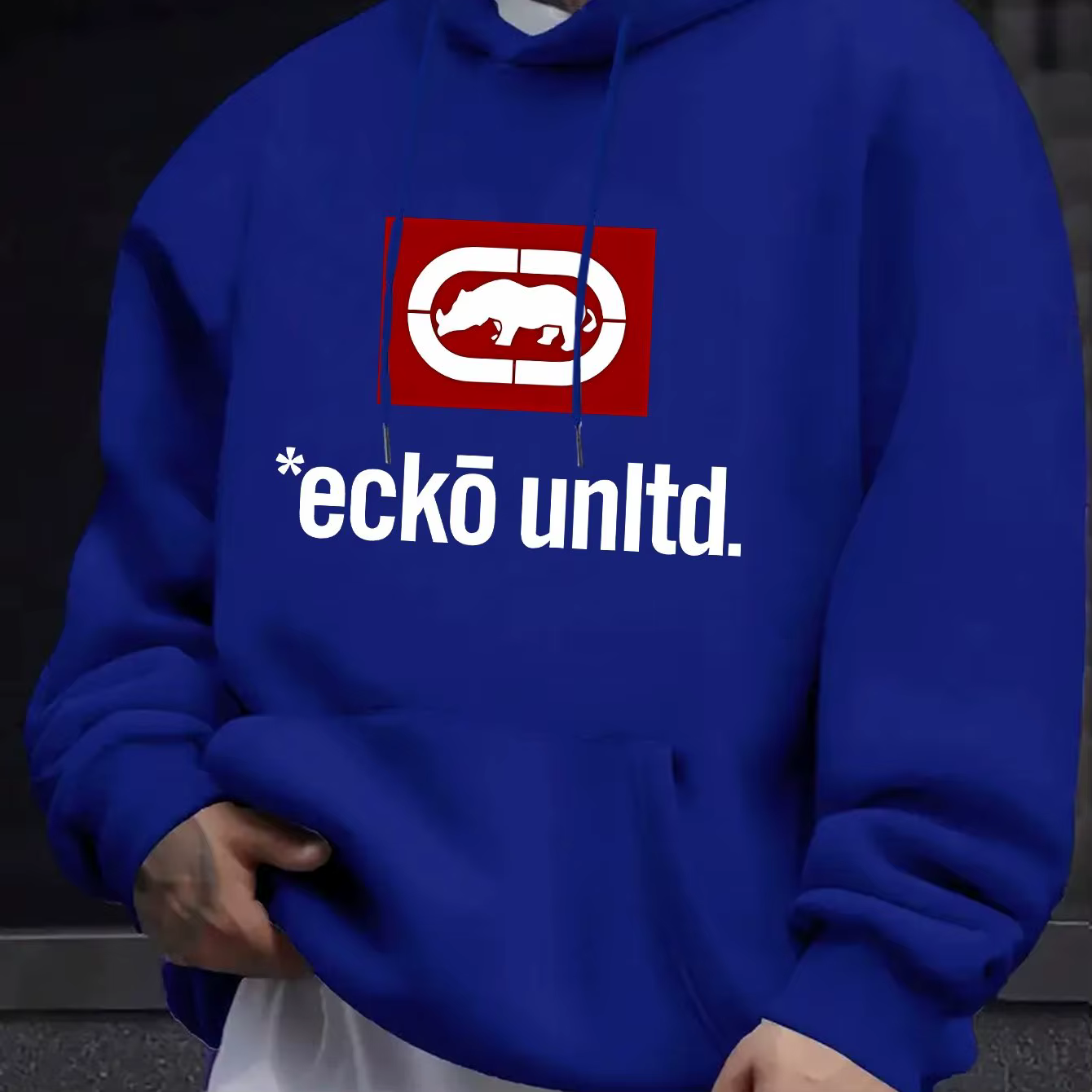Nouveau sweat à capuche pour homme 2026 avec motif « Ecko Unlimited » - Pull décontracté à manches longues coupe classique automne/hiver