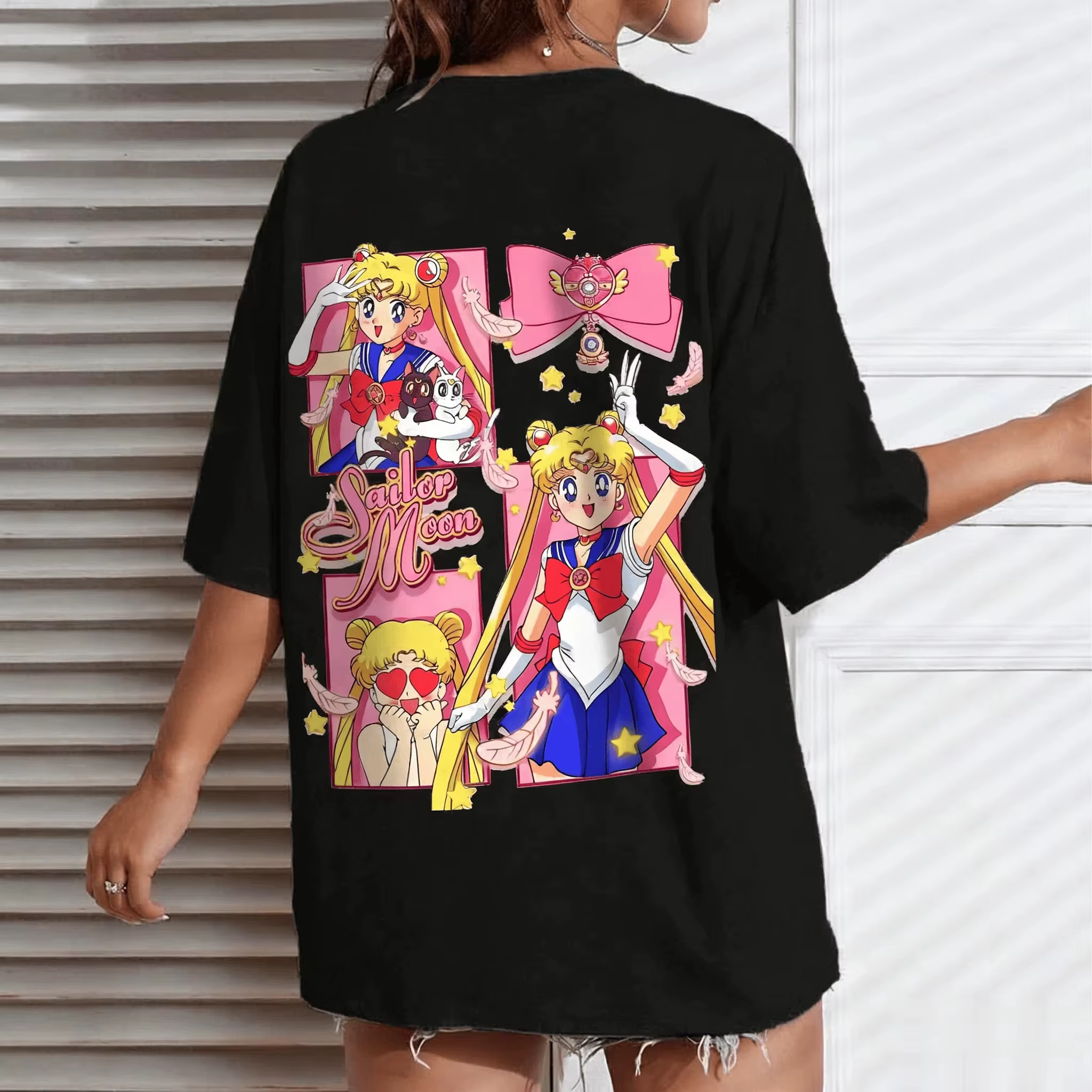 T-shirt Sailor Moon Anime pour homme et femme