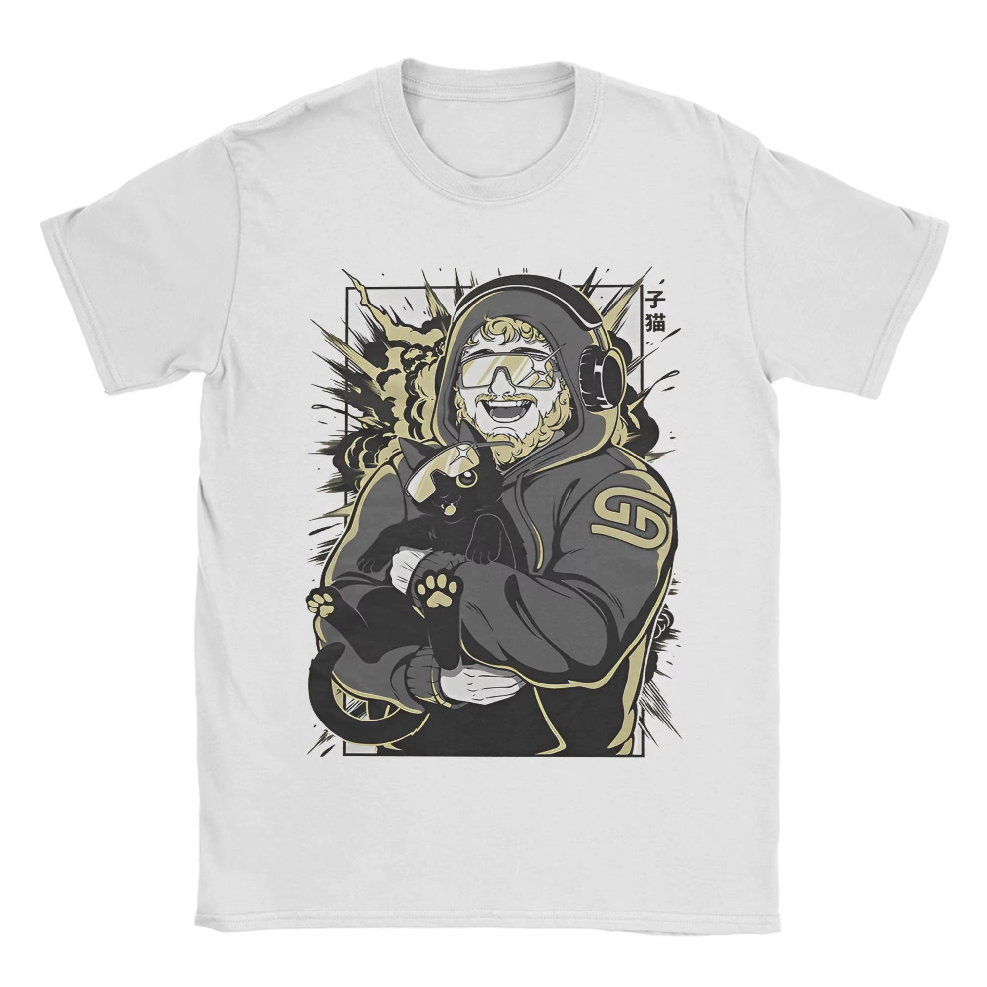 T-Shirts pour hommes caseoh merch Vintage coton