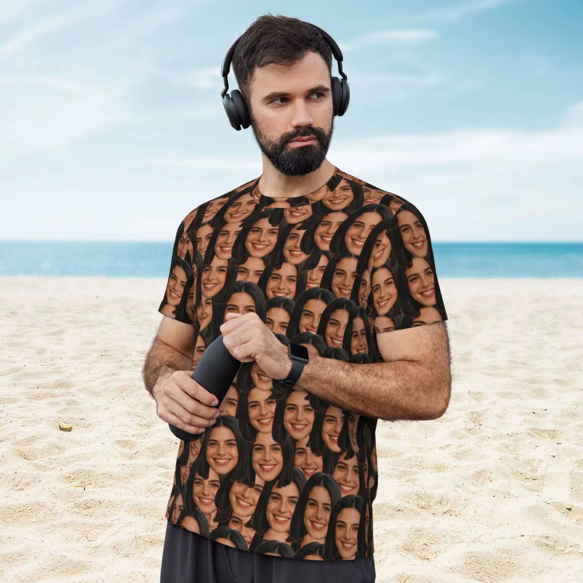 T-shirt avatar personnalisé pour hommes et femmes