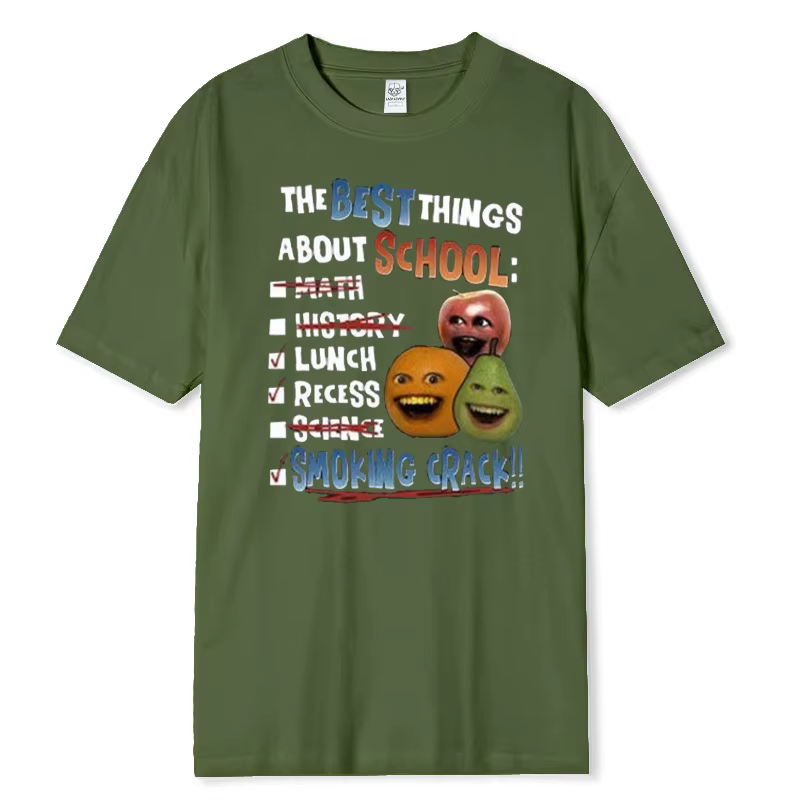 T-shirt ennuyeux les meilleures choses à l'école