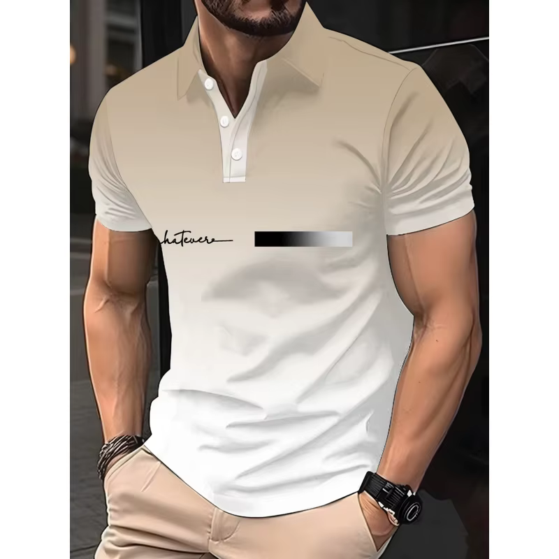 Polo à manches courtes pour hommes