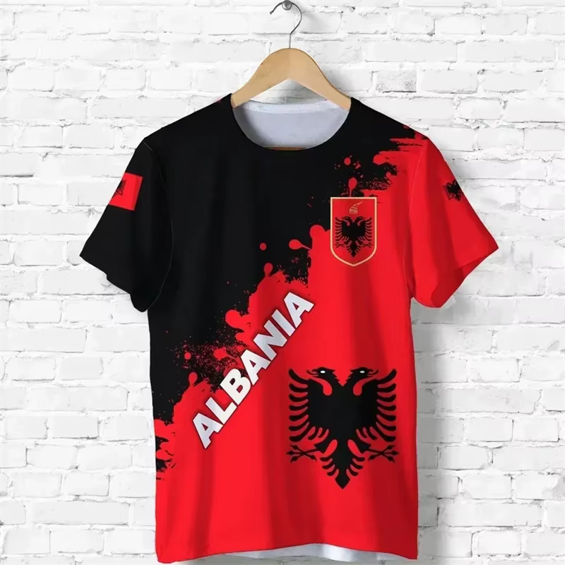Albania feel-T-shirt imprimé en 3D pour homme