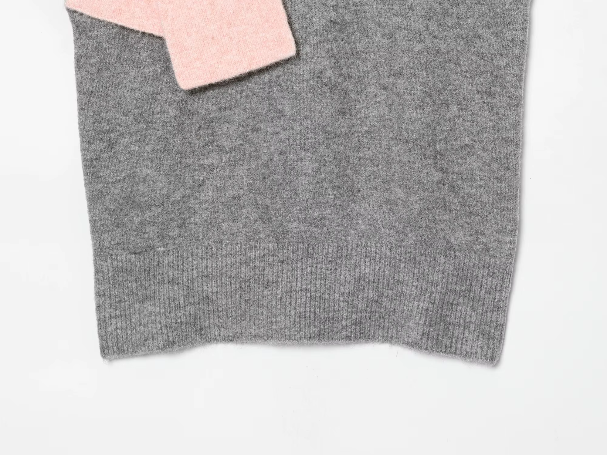 BSAY doux grand arc pull gilet vêtements pour femmes 2025 automne nouveau coréen col rond chaud tricoté