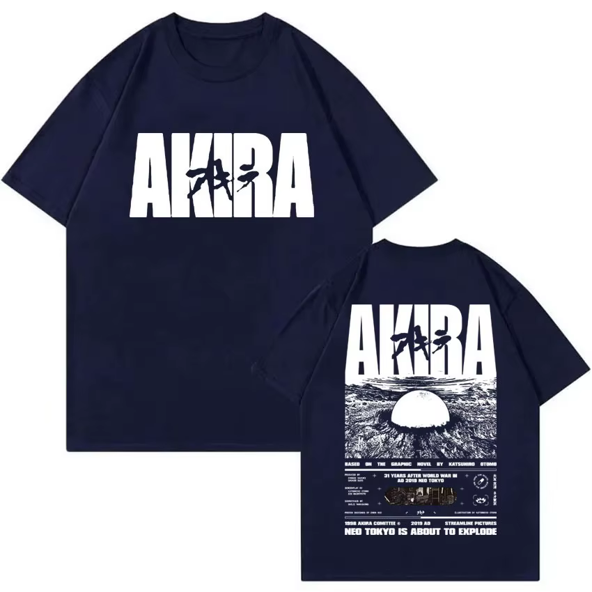 T-shirt graphique de science-fiction japonais pour hommes et femmes