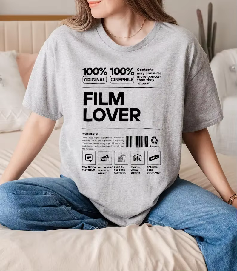 T-shirt amoureux du film