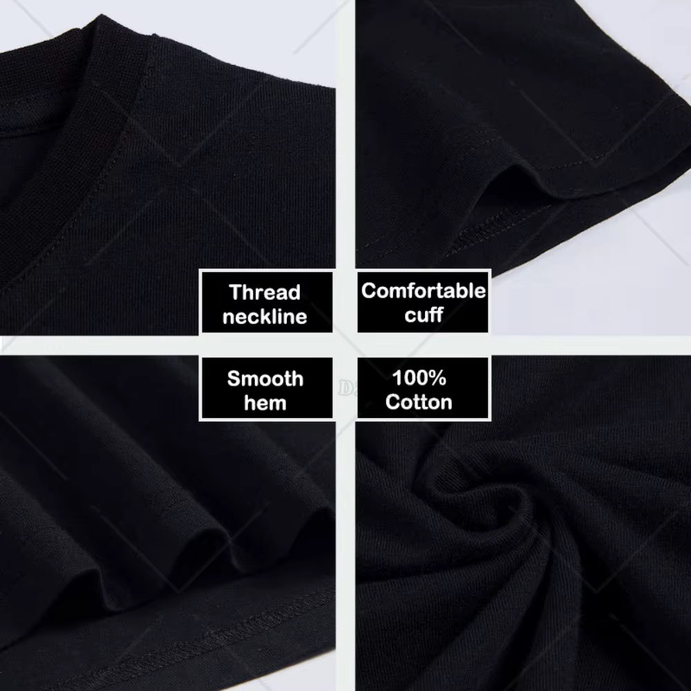 T-shirt graphique imprimé personnalisé pour hommes