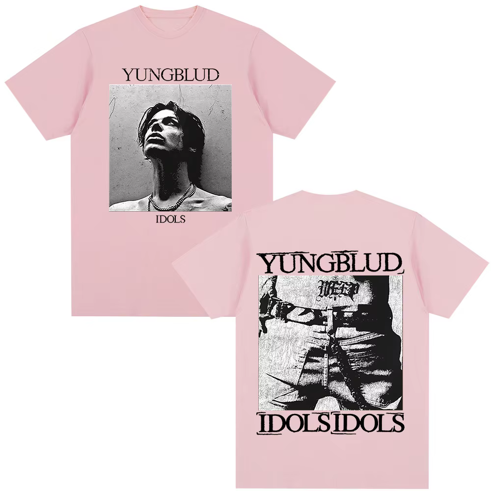 Chanteur Yungblud IDOLS Album Tour 2025 T-shirt hommes femmes vêtements Hip Hop manches courtes T-shirts surdimensionné