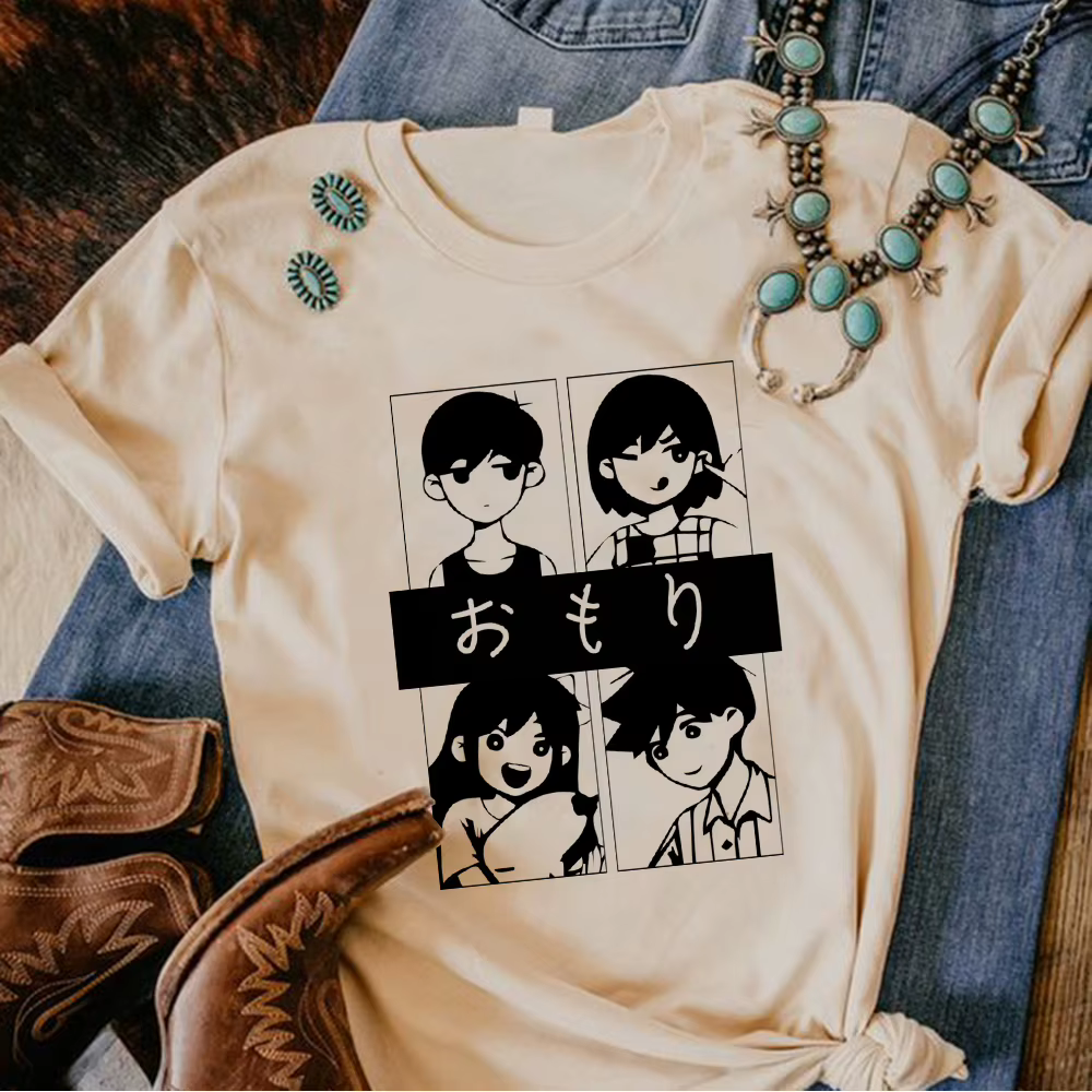 Omori Tee femmes été streetwear graphique t-shirt femme manga japonais vêtements drôles