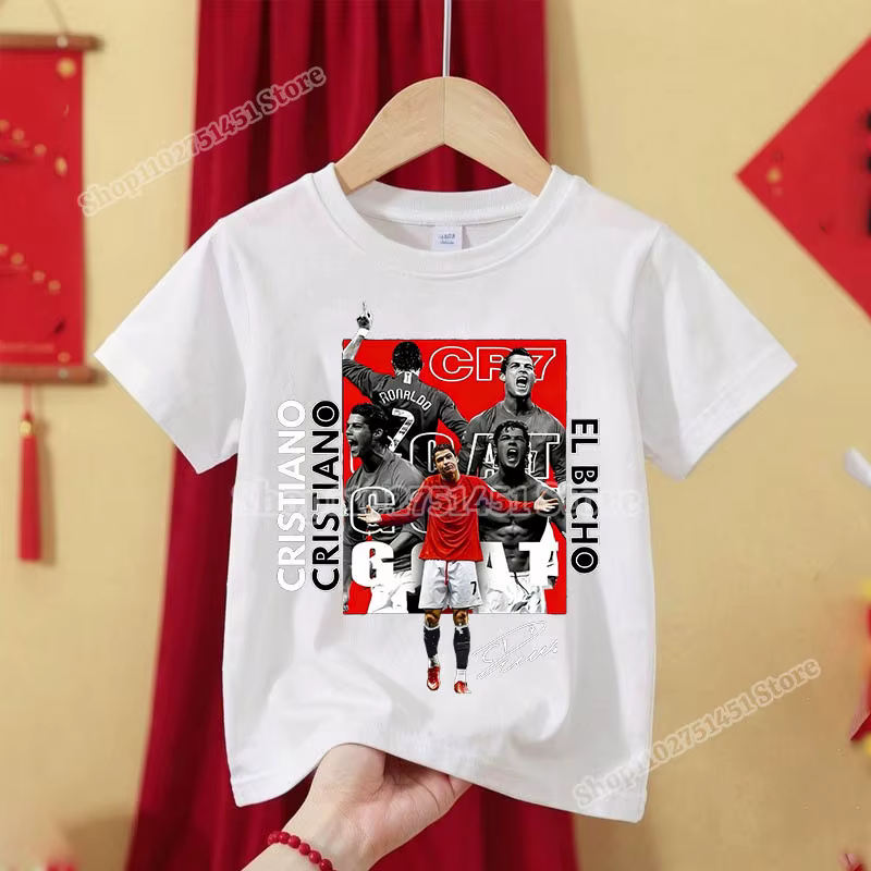 T-shirt de football CR7 pour enfants