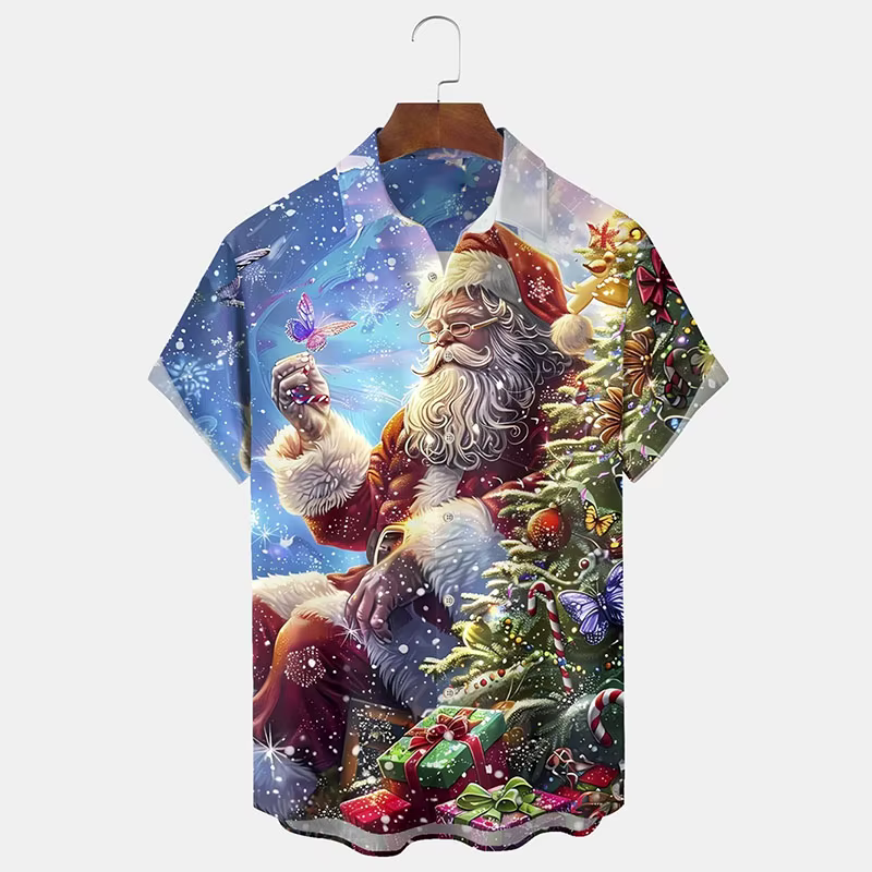 Chemise de noël humoristique et drôle pour hommes