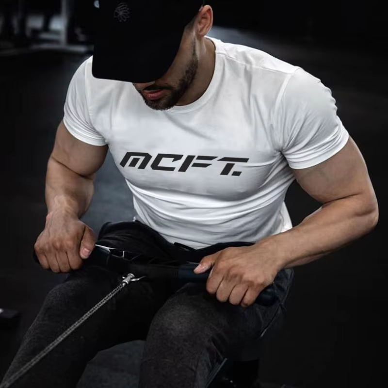 T-shirts de course d'été pour hommes