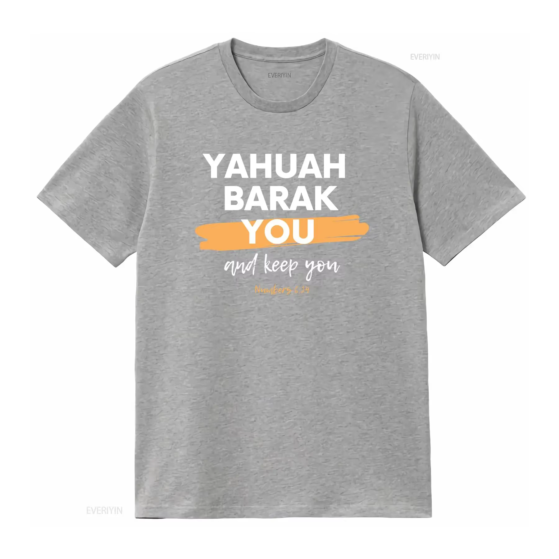 Yahuah Barak vous Softstyle t-shirt la plus haute vintage lavé vêtements de créateur de mode haut pour un usage quotidien homme graphique doux