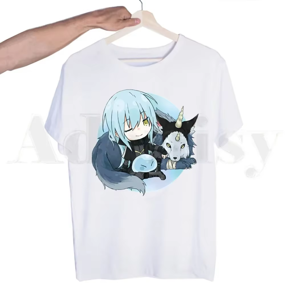 Rimuru-T-shirt à manches courtes pour homme et femme