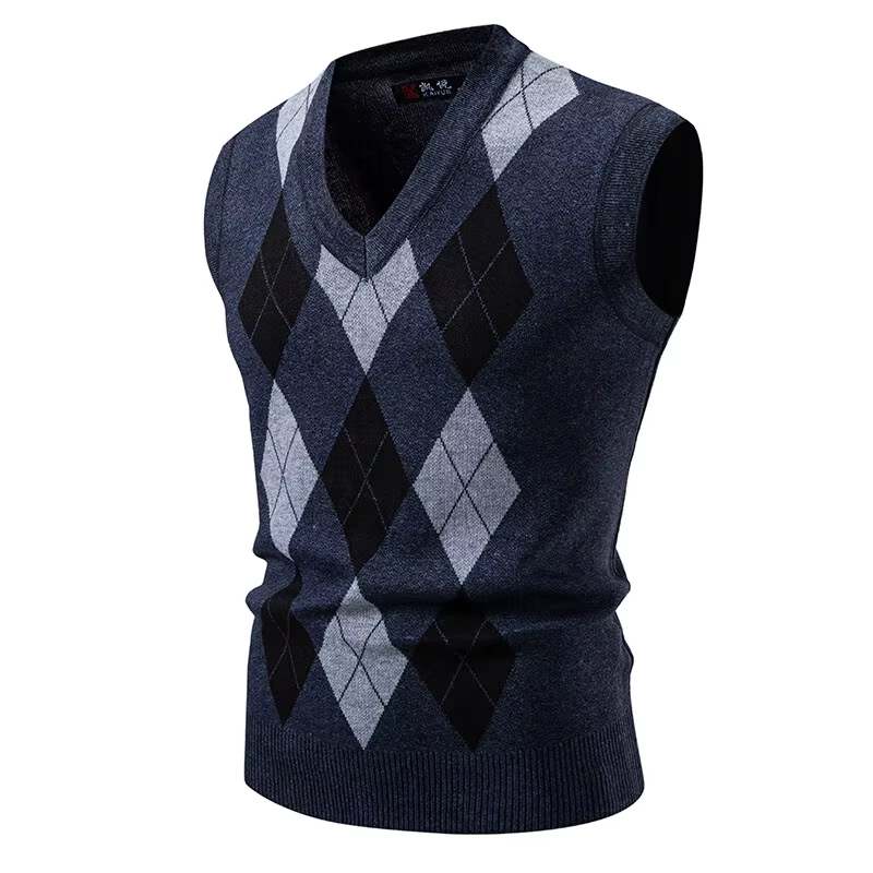 Gilets en tricot sans manches pour hommes
