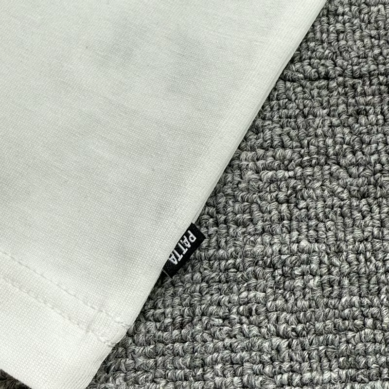 T-shirt classique Patta 26SS Nouvelle Collection – Homme/Femme – Coton ample décontracté – Imprimé lettres PATTA noir et blanc – Manches courtes